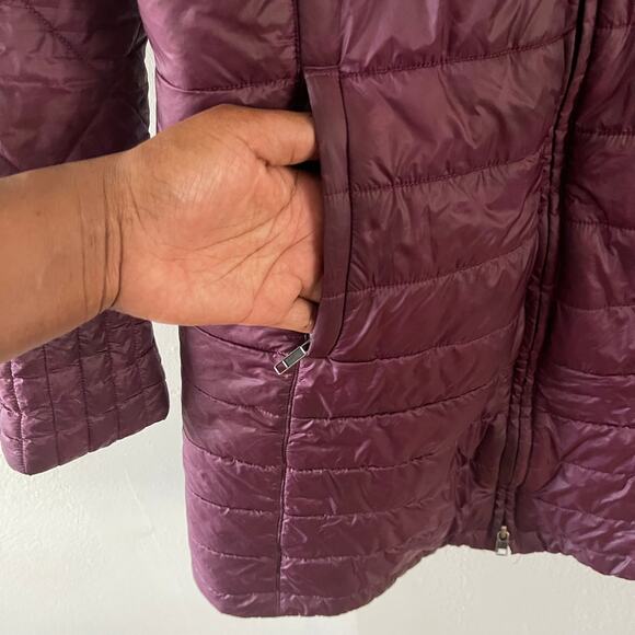 Patagonia Radalie Parka Womens S Mahogany Insulated Quilted Coat Heavily Flawed - Picture 4 of 16